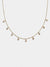 Rio 14k Gold / O/S 18"-20" Diamond Droplet Necklace, 14k Gold
