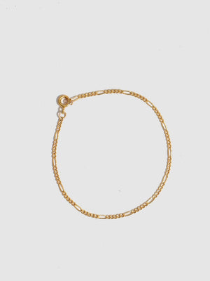 Shop OXB Bracelet Gold Filled / 6" Figaro Chain Bracelet