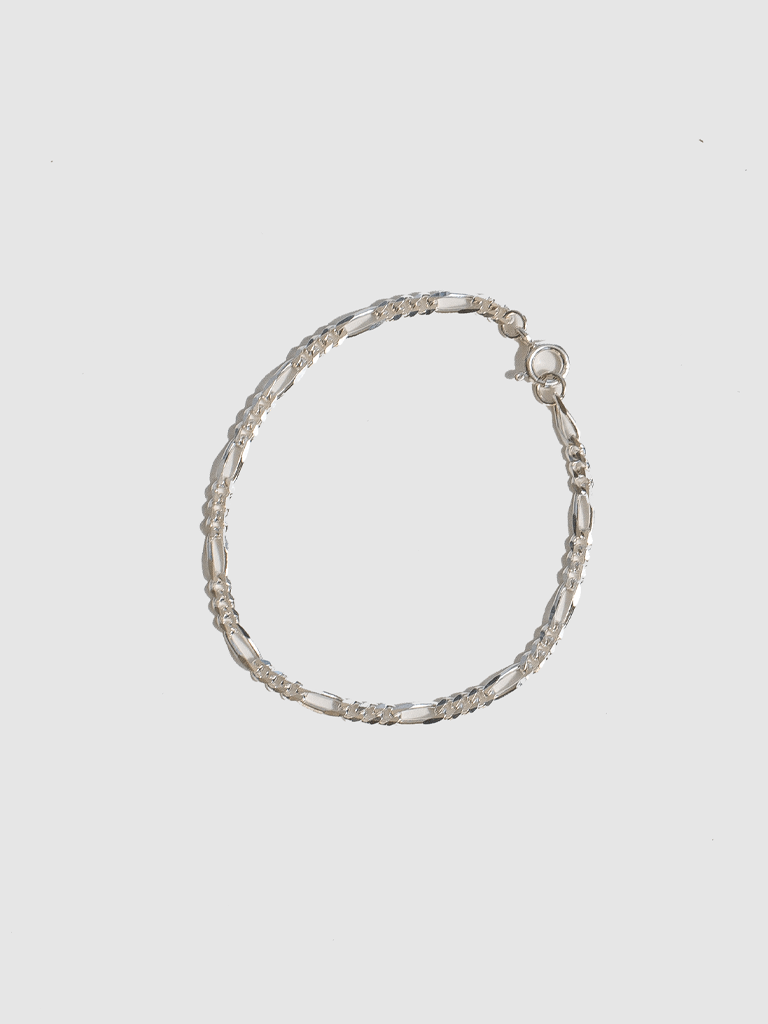 Shop OXB Bracelet Sterling Silver / 6" Figaro Chain Bracelet