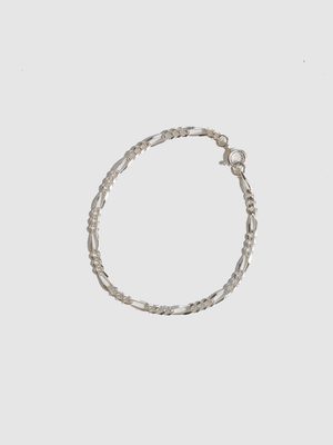 Shop OXB Bracelet Sterling Silver / 6" Figaro Chain Bracelet