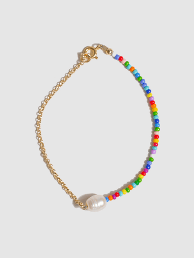 Shop OXB Gold Filled / 6" Halfcourt Beaded Bracelet