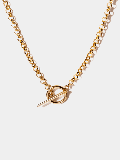 Shop OXB Necklace Gold Filled / 16" Monogram XL Comet Necklace