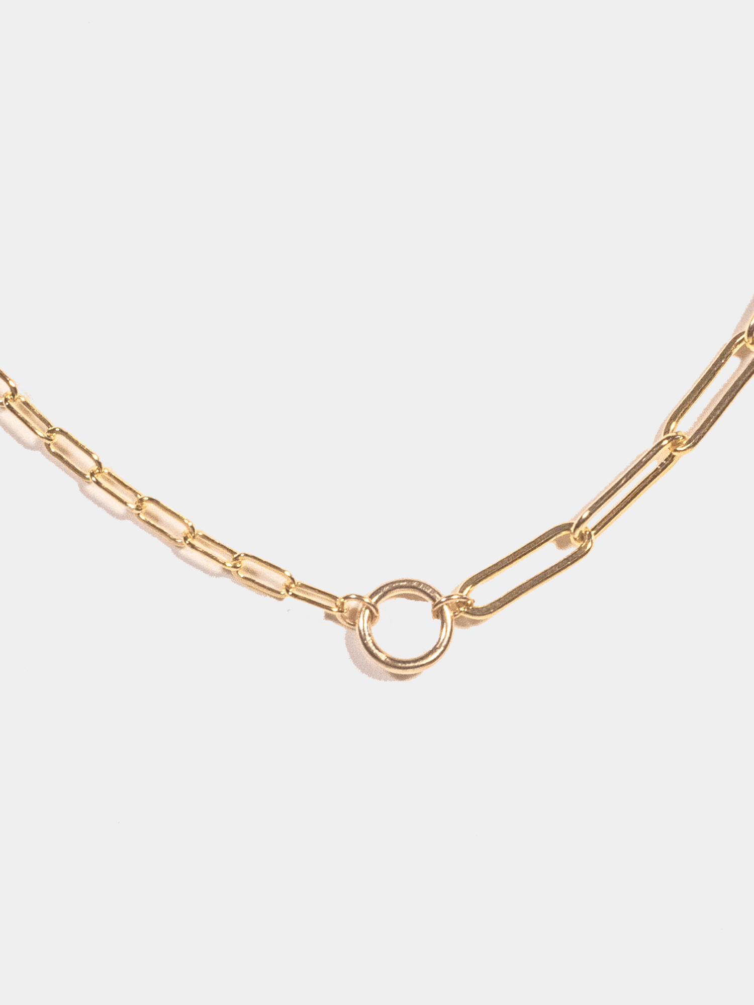 Shop OXB Necklace Gold Filled / 16" Paperclip Halfcourt Necklace