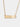 Shop OXB Necklace Gold Filled / Rolo Chain / 16" Monogram Bar Necklace