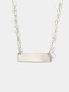 Shop OXB Necklace Sterling Silver / Figgy Chain / 16" Finish Line Bar Necklace