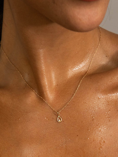 Shop OXB Necklaces Diamond Droplet