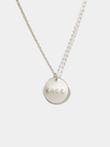 Shop OXB Necklaces Mantra Disc Necklace