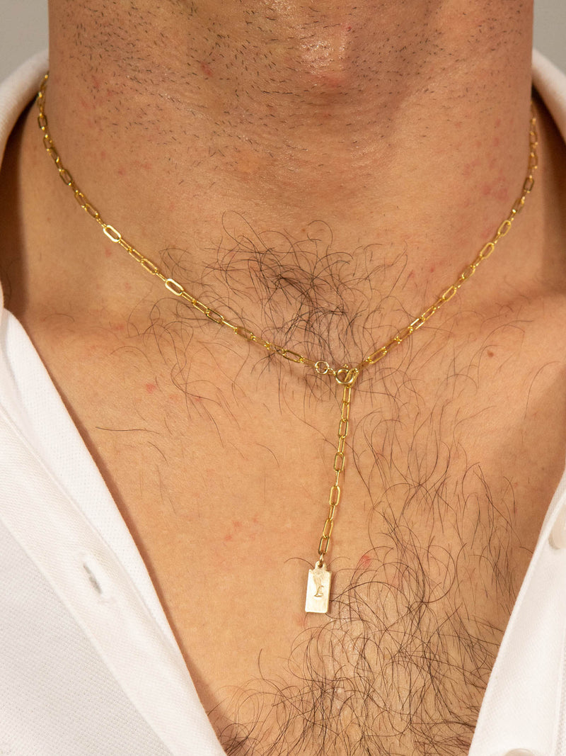 Shop OXB Necklaces Gold Filled / A Monogram Convertible Chain
