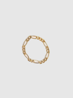 Shop OXB Rings Gold Filled / 4 Figaro Chain Ring
