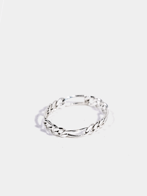 Shop OXB Rings Sterling Silver / 4 Figaro Chain Ring