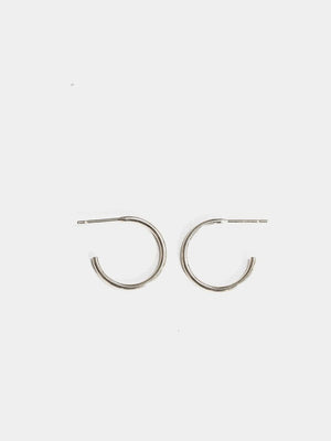 Rio Sterling Silver / Small Workout Hoops