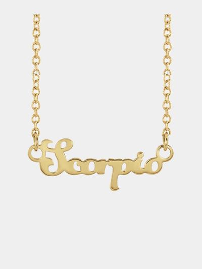 Shop OXB Zodiac Nameplate