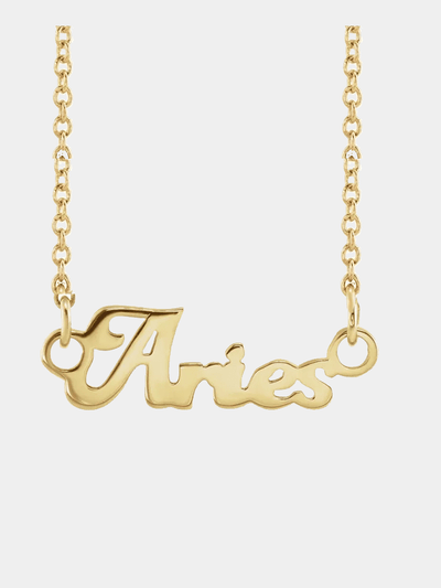 Shop OXB Zodiac Nameplate