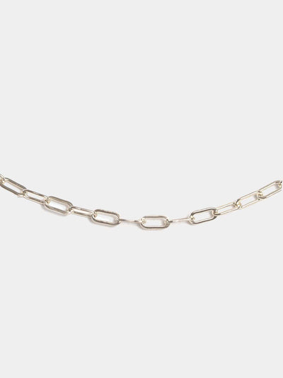 Shop OXB Necklaces Sterling Silver / 6" Paperclip Chain