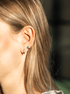 Shop OXB Earrings Oval Hinge Hoops