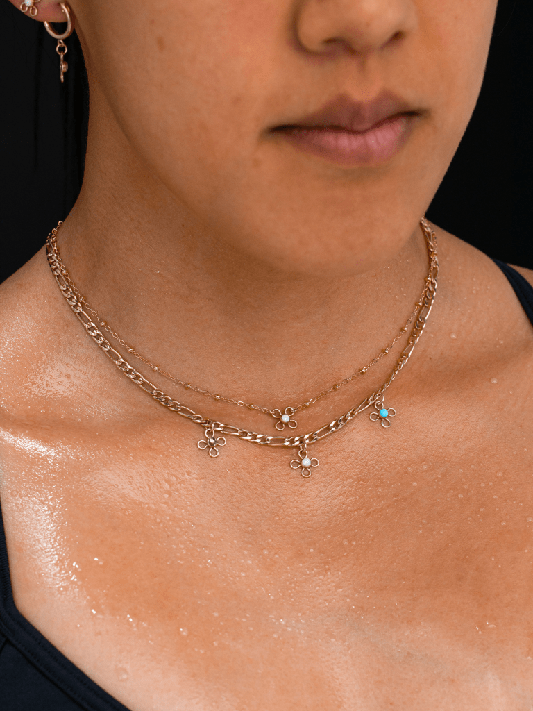 Shop OXB Necklace Tri-Daisy Necklace