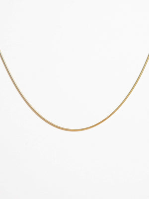 OXB Studio Necklace Gold Filled / 16" Snake Chain