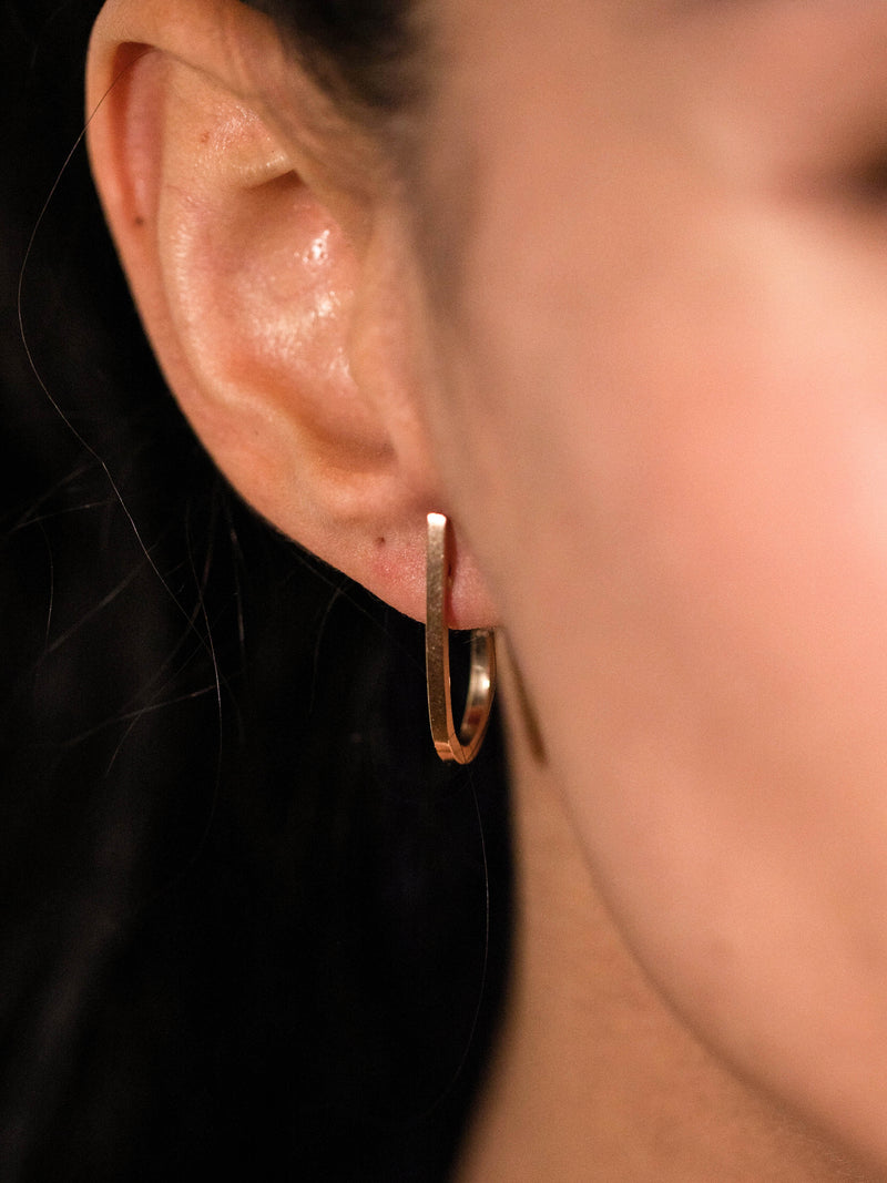 Shop OXB Earrings Gold Filled J Studs